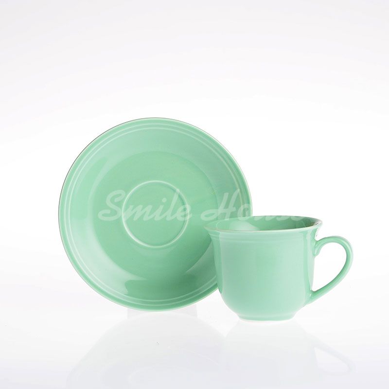 custom green ceramic set Dishes