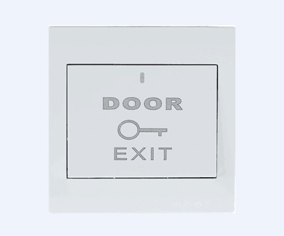 Exit release push button switch for access control system   