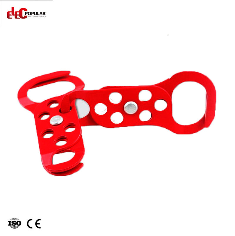 Six Holes Steel Hasp Lockout EP-8320   Lockout Hasps  Steel Lockout Hasps   