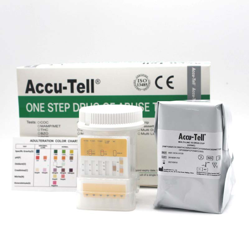 Accu-Tell® Multi-Drug Rapid Test Urine Cup with Lock