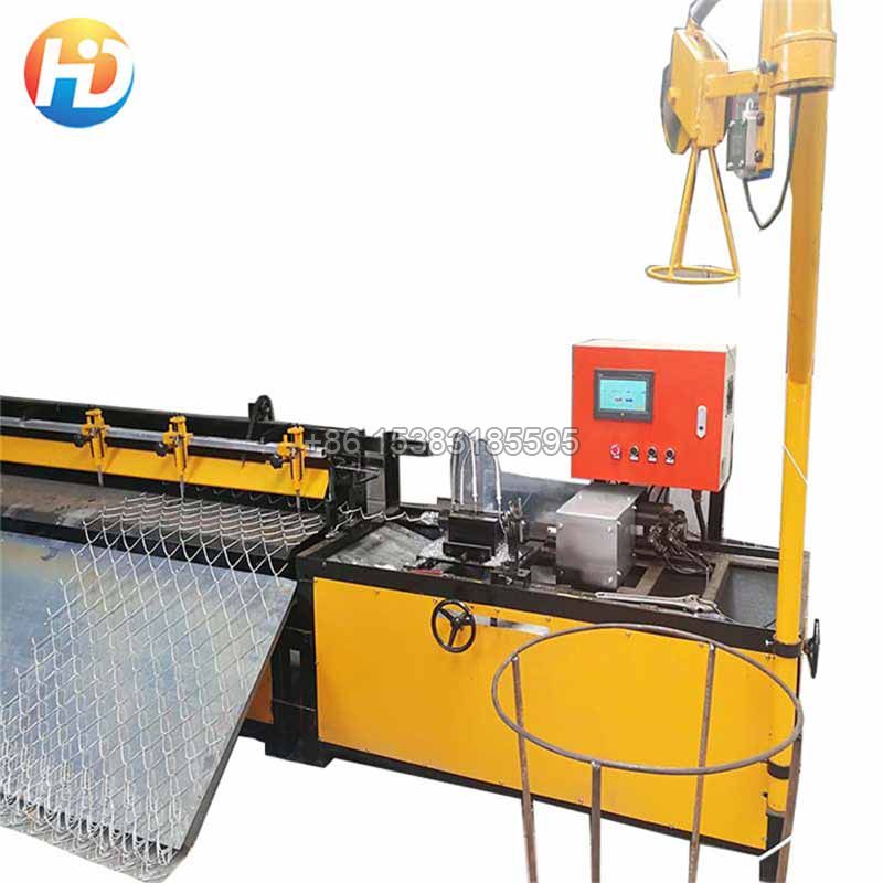 PLC controlled Semi Automatic Chain Link Fence Machine