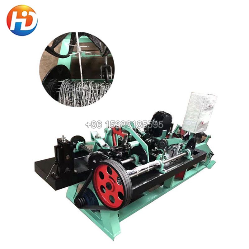 high durability automatic barbed wire making machine