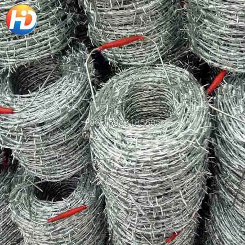 galvanized and PVC coated Barbed Wire