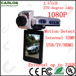 1080P FULL HD Car DVR LED Night Vision Vehicle Camera Digital Video Camera with 2.5 TFT LCD Support SD
