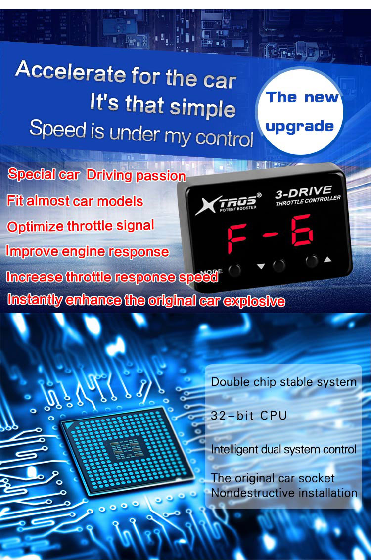 Potent Booster TROS 3 Drive Throttle Controller KT Series