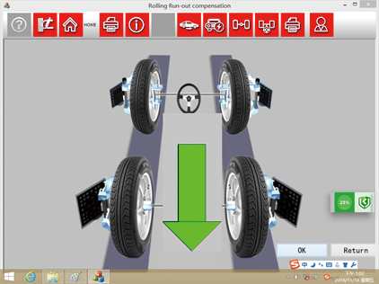 Портативная 3D компьютерная система выравнивания колес