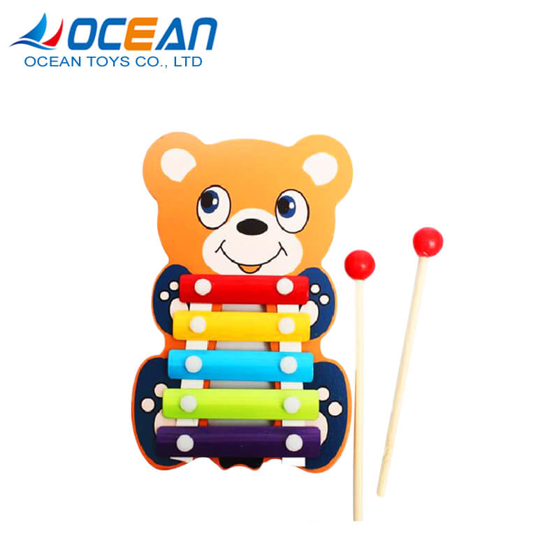 Wholesale miniature musical instruments toys wooden xylophone for kids