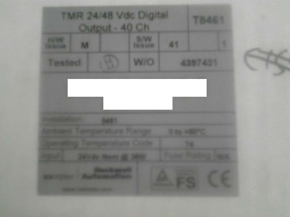 Digital output module ICS Triplex T8461 T8461C Plantguard P8461