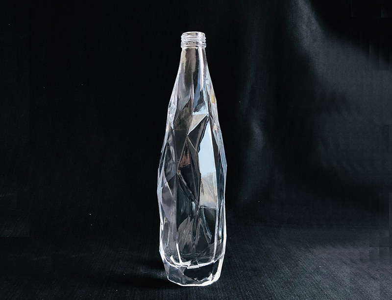 Crystal White Spirit Glass Bottle