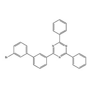 2- (3-бромбифенил) -3-ил-4,6-дифенил-1,3,5-триазин