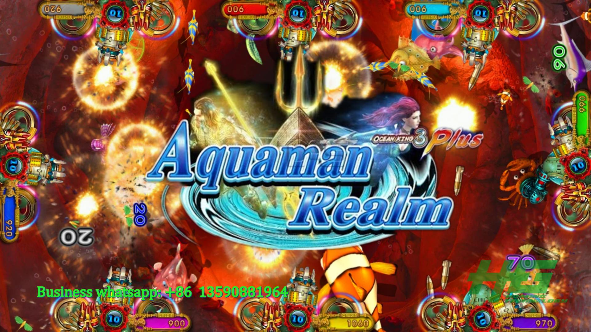 IGS Original Ocean King 3 Plus Aquaman Realm,Ocean King 3 Plus Fish Casino Game Machine For Sale