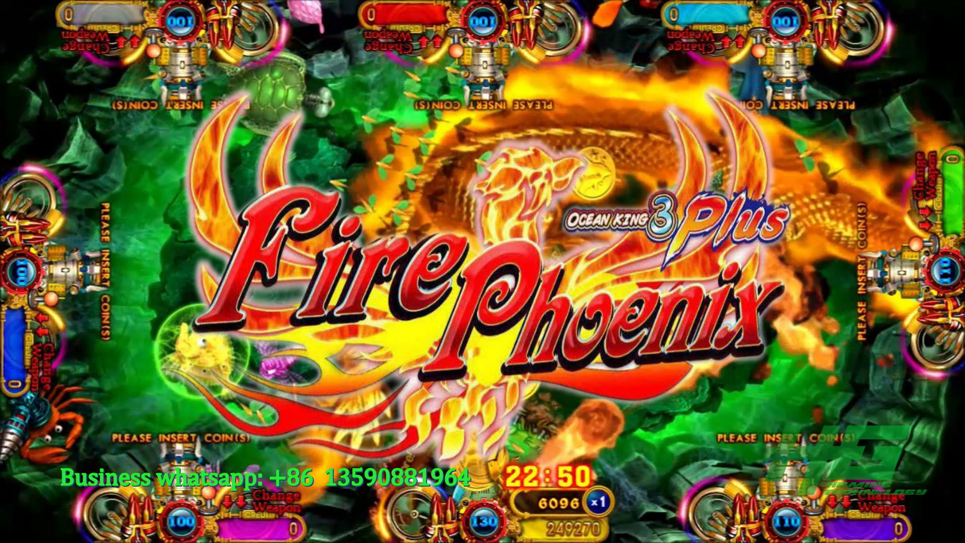 IGS Original Ocean King 3 Plus Fire Phoenix,Fire Phoenix Fish Table Game Machine For Sale
