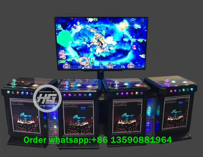 Luxury 4 Players Fish Cabinet,Ocean King Fishing Game Machine For Sale