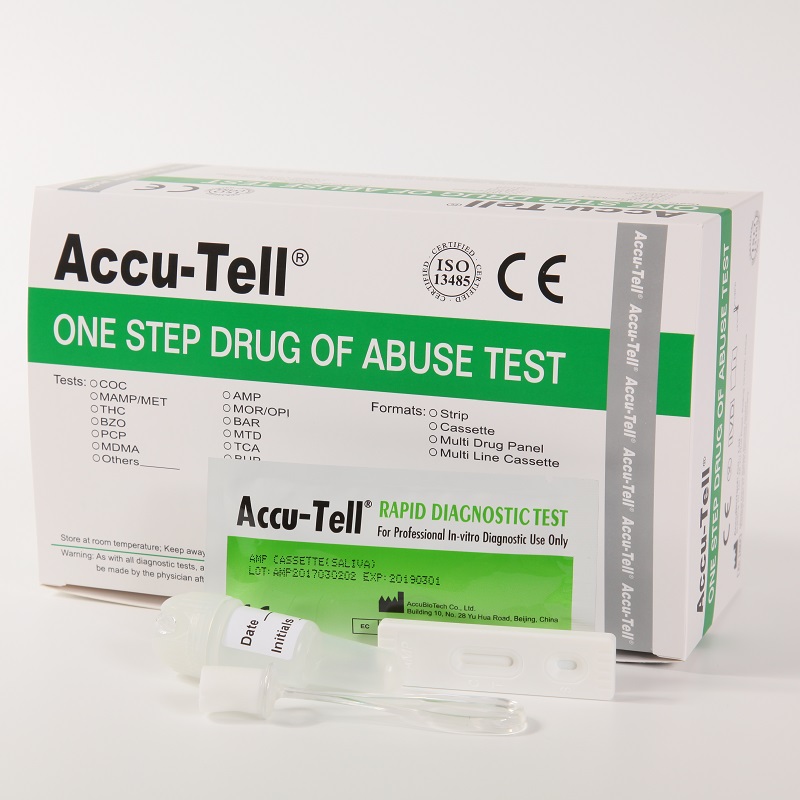 Accu-Tell® Single Drug of Abuse Rapid Test Cassette (Saliva)