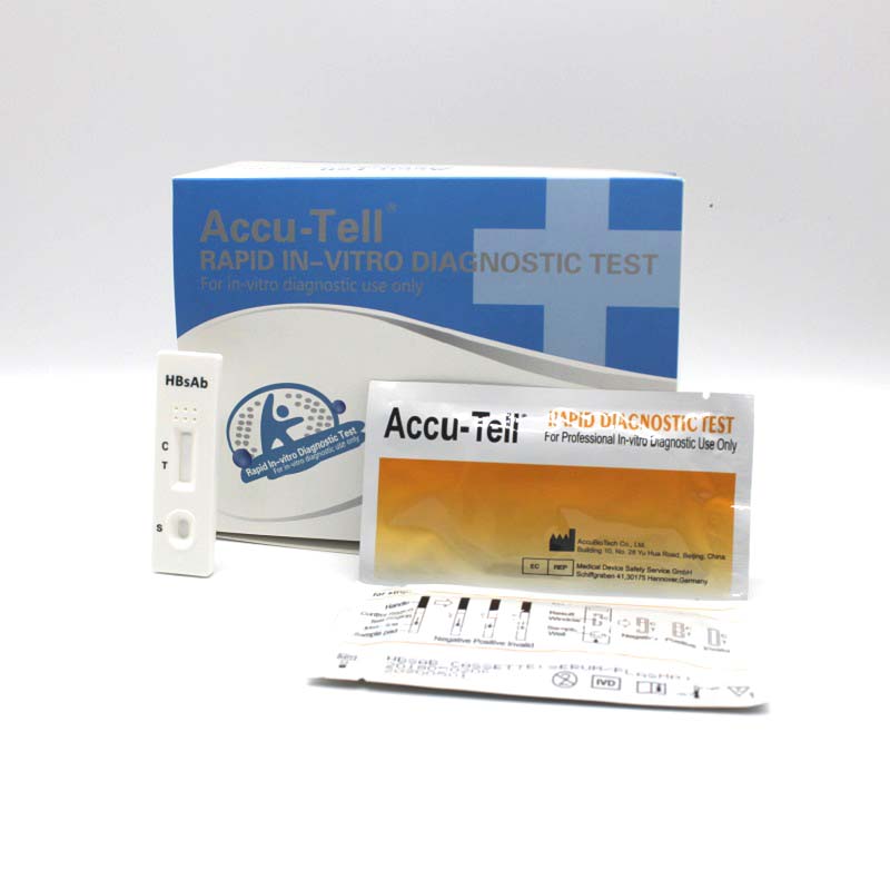 Accu-Tell® HBsAb Rapid Test Cassette/Strip (Serum/Plasma)