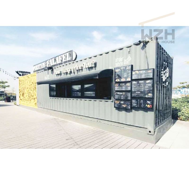 China Supplier Modular Container Restaurant new shipping container house portable restaurant