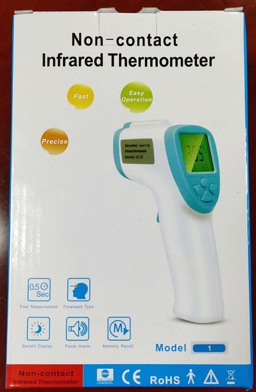 0.2 Accuracy Temperature Measurement Ce RoHS Approved Non-Contact Digital Infrared Clinical Thermometer for Kitchen Cooking