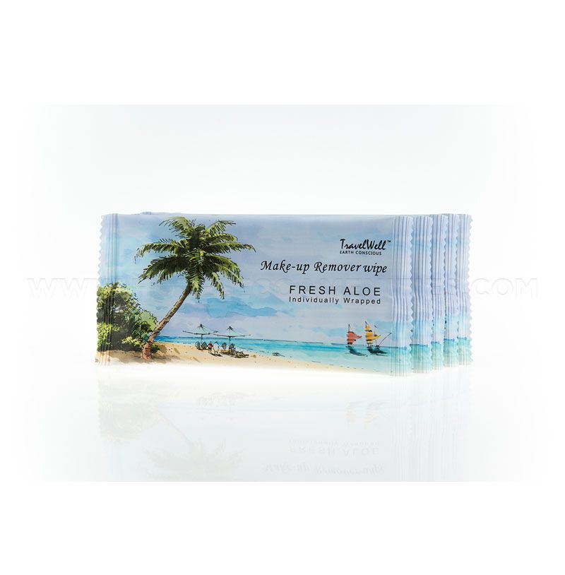 TravelWell Individually Wrapped Makeup Remover Wipes