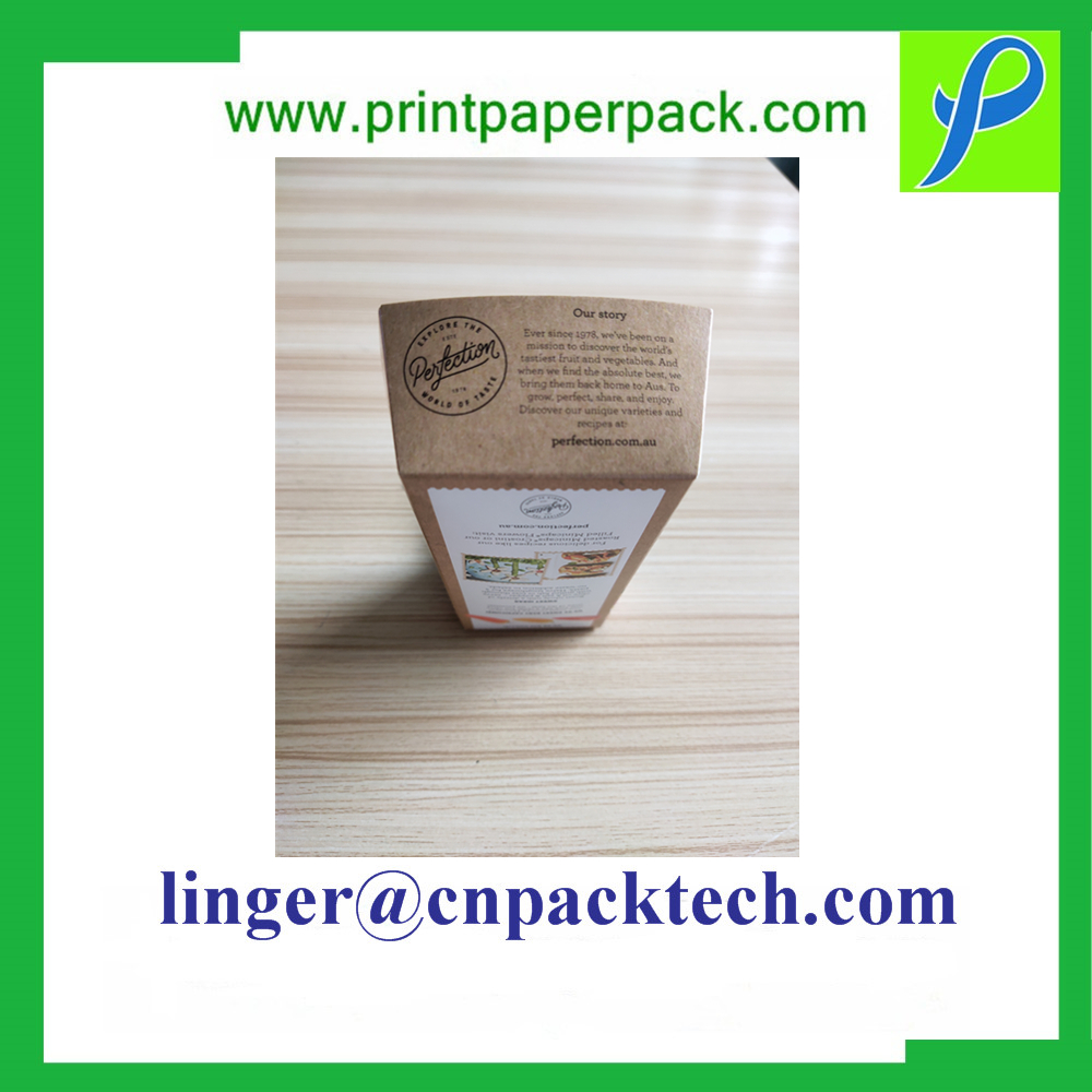 New Design Kraft Paper Box with Wristed Handle for Hamburger Fast Food