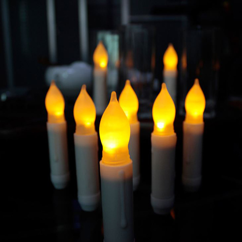 Short Flameless Taper Candles Bulk, Led Flameless Taper Candles Wholesale