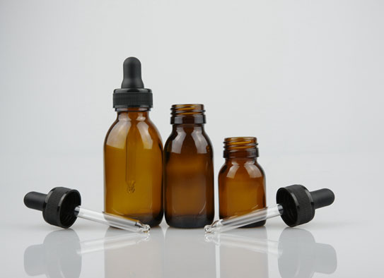 Amber Glass Syrup Bottle With 28mm Tamper Evident Cap