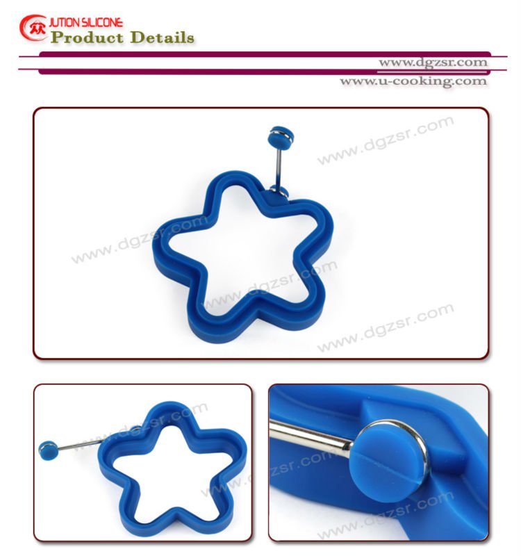 Star Shaped Non-stick Silicone Fried Egg Ring