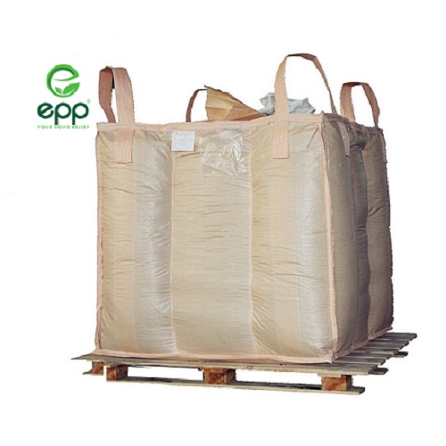 Sling cement FIBC Q bulk bags Food grade super sacks custom logo and competitive price whosale 1 metric ton jumbo baffle FIBC