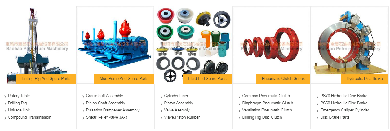 Drilling rig spare parts