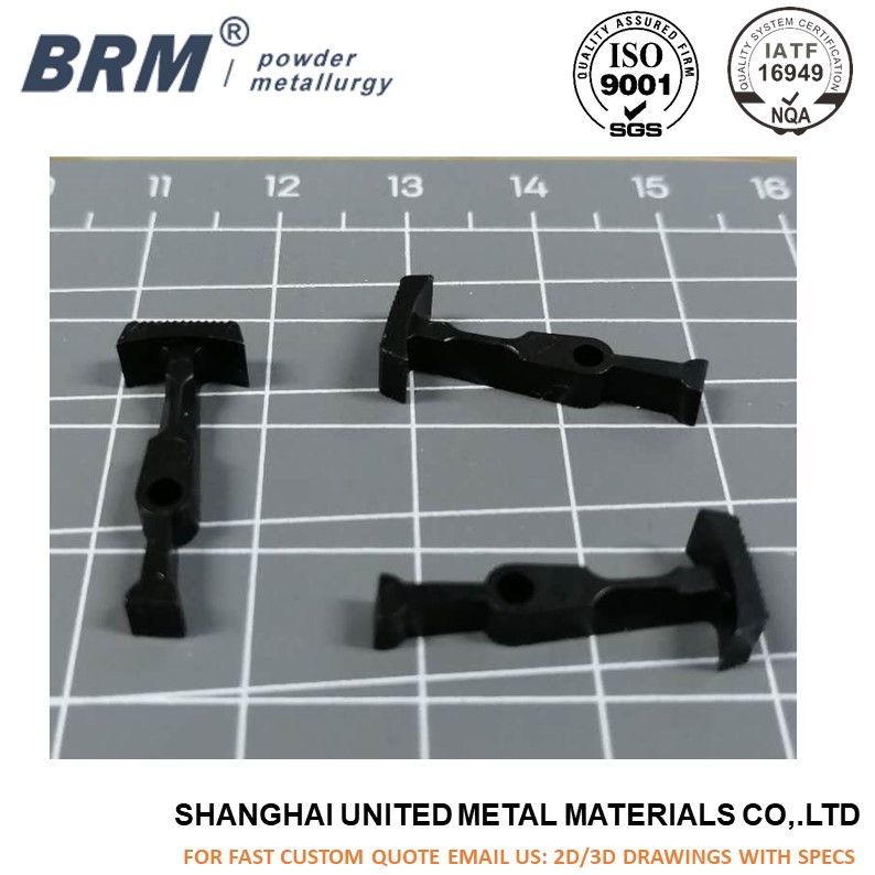 MIM4140 steel selector button with blackening surface treatment