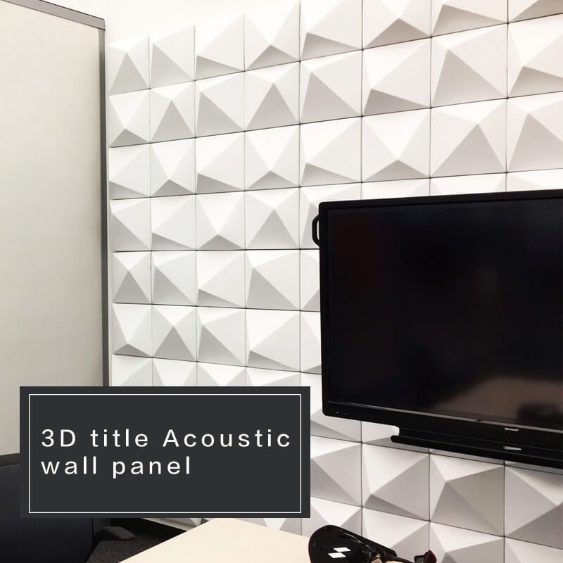 3D Title Acoustic Wall Panel