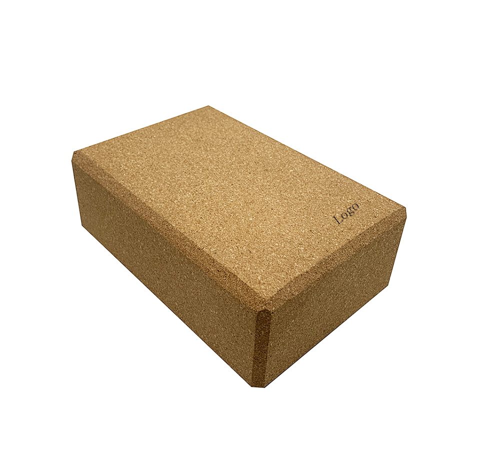 Custom Logo Eco-Friendly High Density Cork Yoga Block