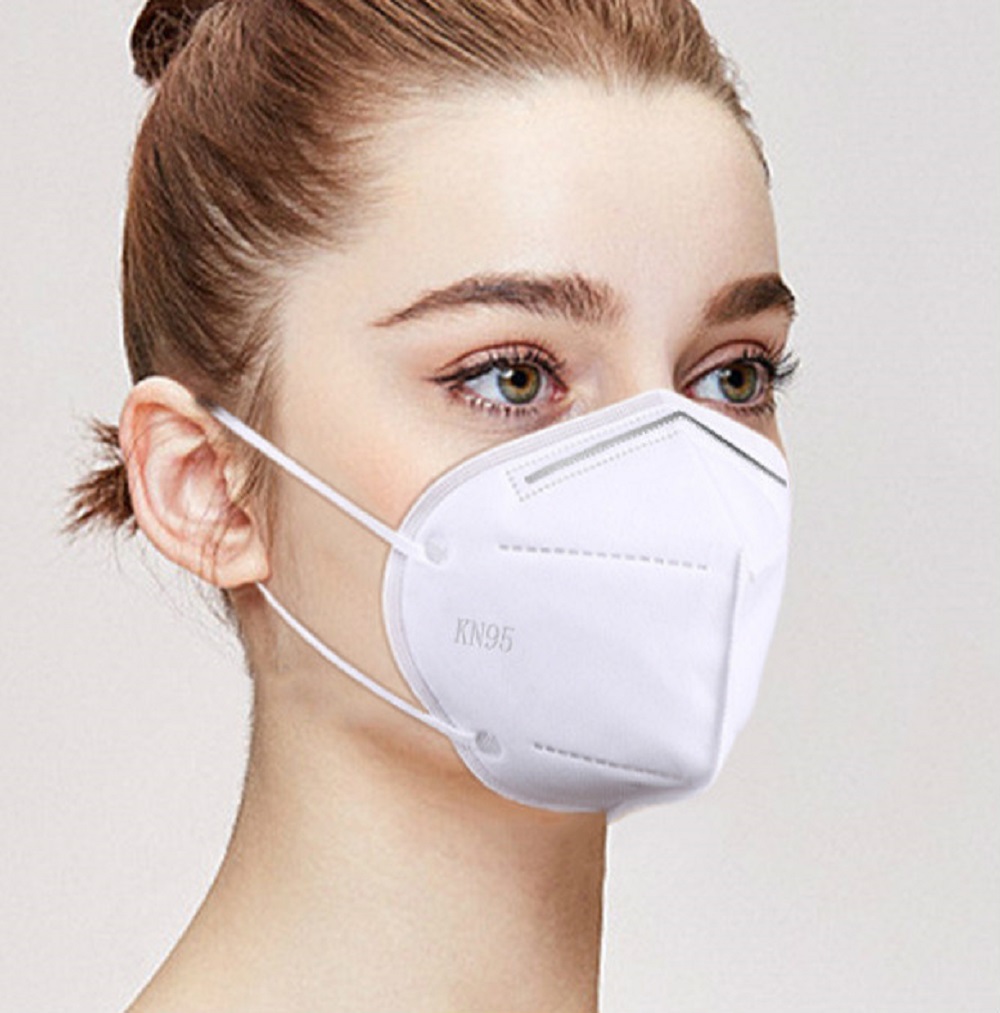 FFP2 P2 PM 2.5 5层5层安全呼吸一次性3d可折叠Kn 95 Kn95面罩脸