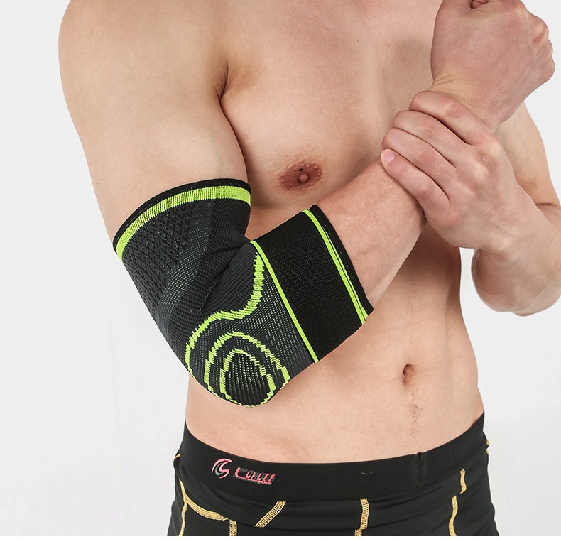 Basketball Protective Compression Tennis Elbow support straps Arm Sleeve Custom with Strap 