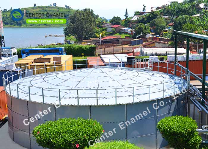 NSF / ANSI 61 Standard Bolted Steel Wastewater Storage Tanks For Sewage Treatment Plant