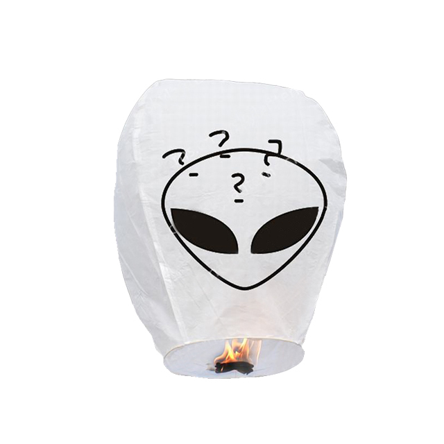 Boomwow 100% biodegradable flame retardant folded paper flying sky lantern