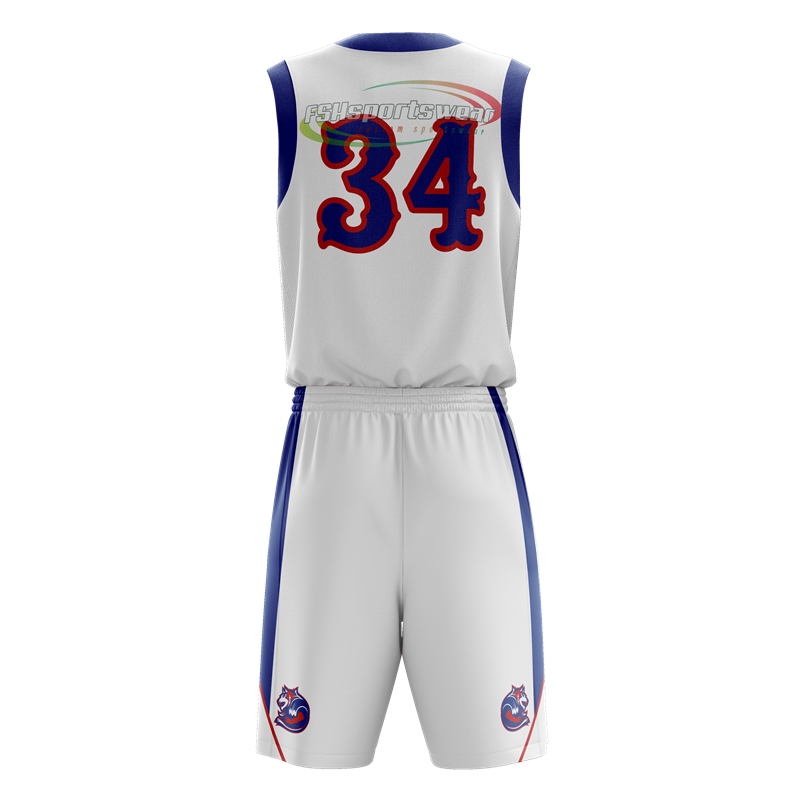 Custom basketball jersey sublimation printing basketball uniforms set