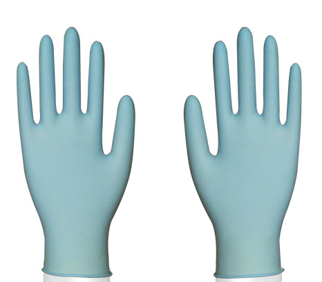 Disposable nitrile gloves