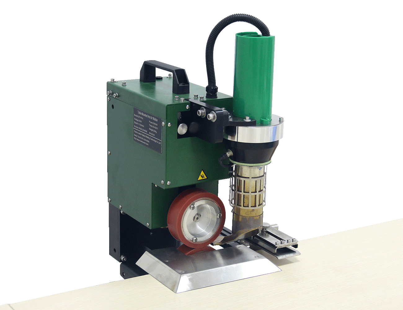 SWT-PAU  Pocket thermoplastic material soldering welder fixed on table
