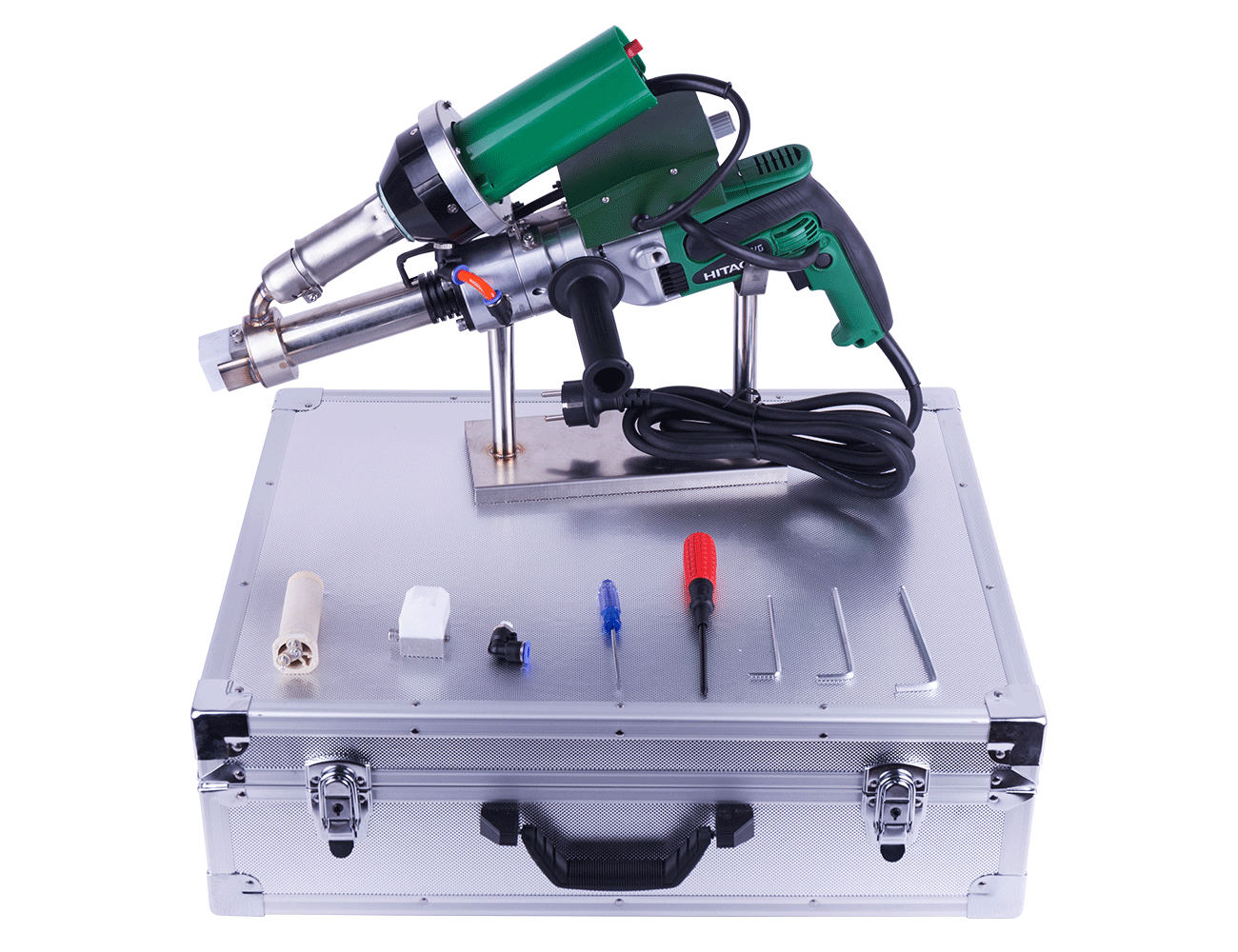 SWT-NS610A Temperature Control Hand Held Small Plastic Extruder / Extrusion Machine Welding Gun