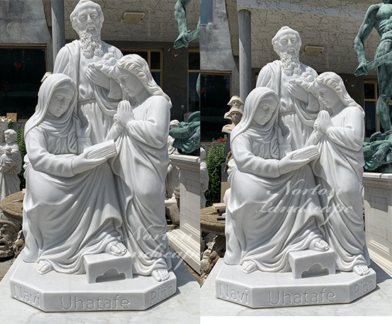 Marble religion sculpture