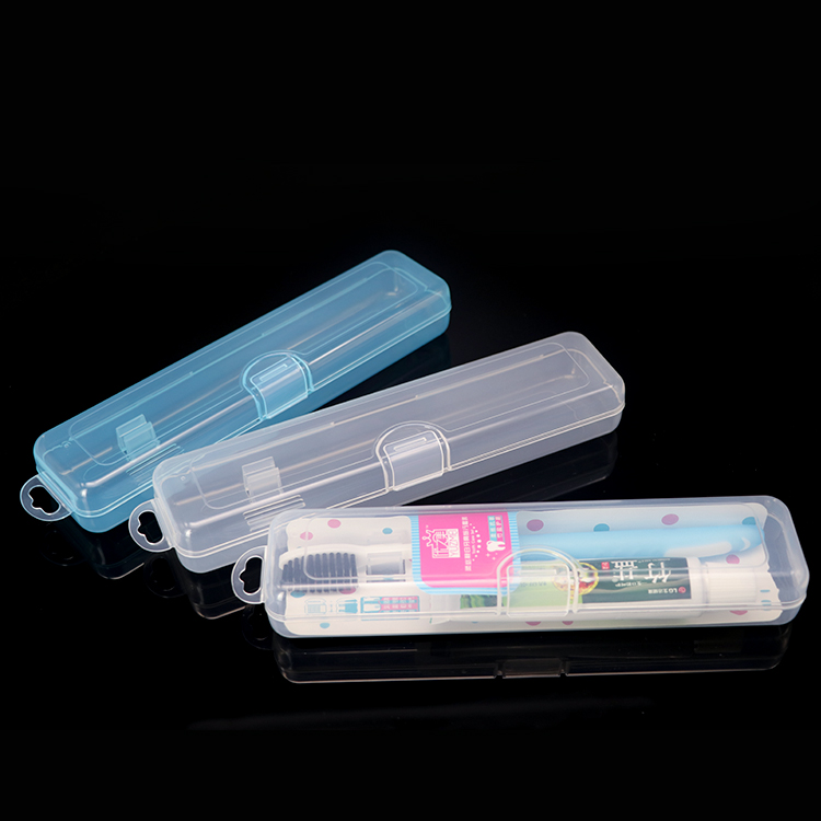 WEISHENG Travel PS Toothpaste Toothbrush Case Plastic Set		