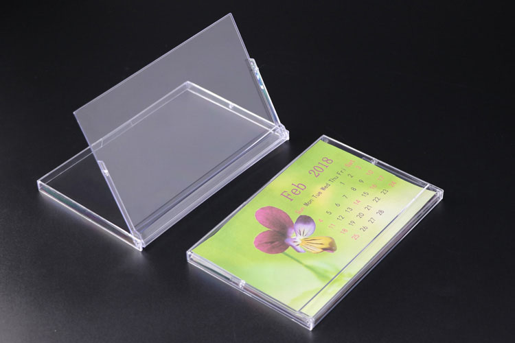Weisheng CD Calendar Holders Desktop Stand Plastic Box Case		