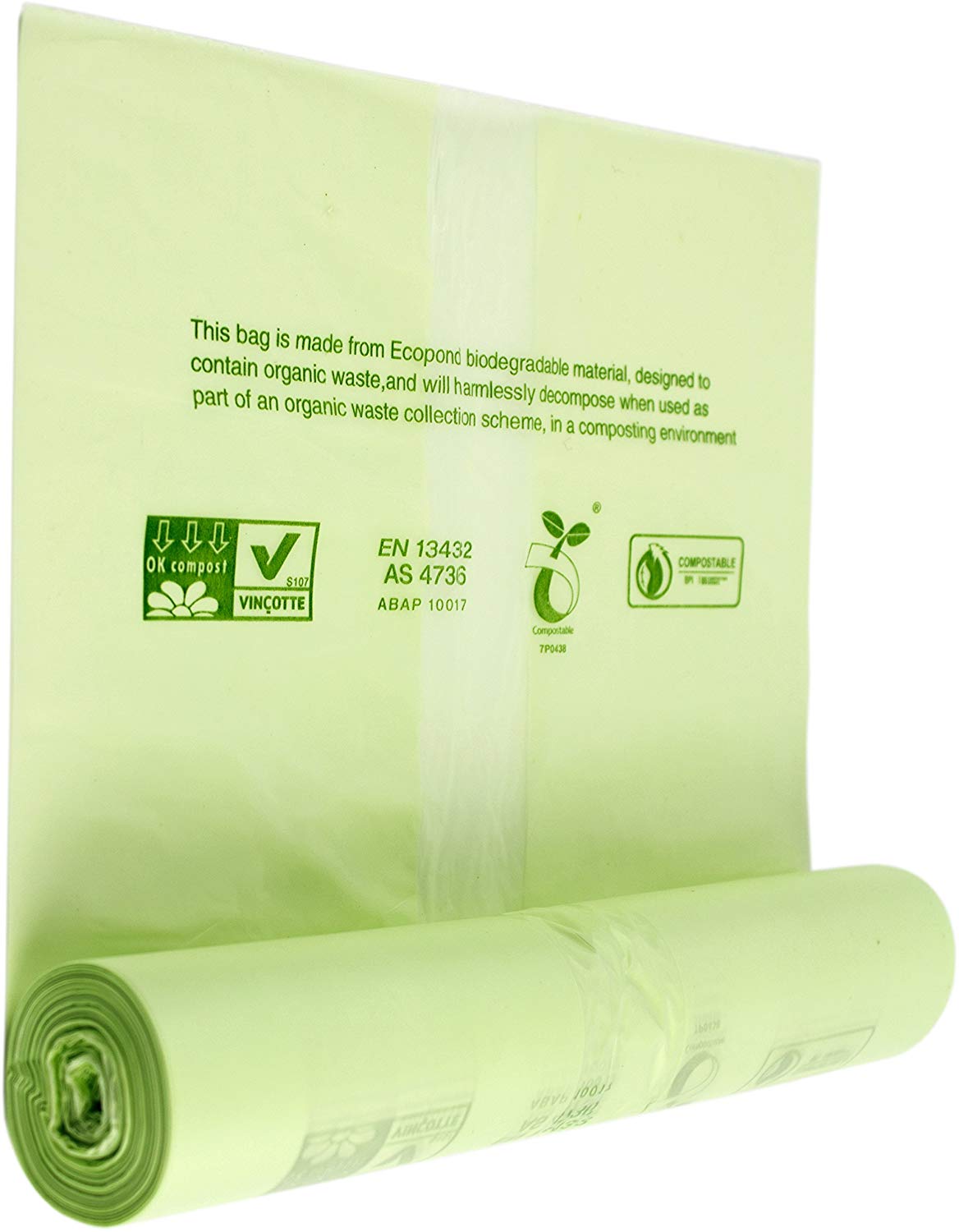 corn starch based 100% biodegradable bag