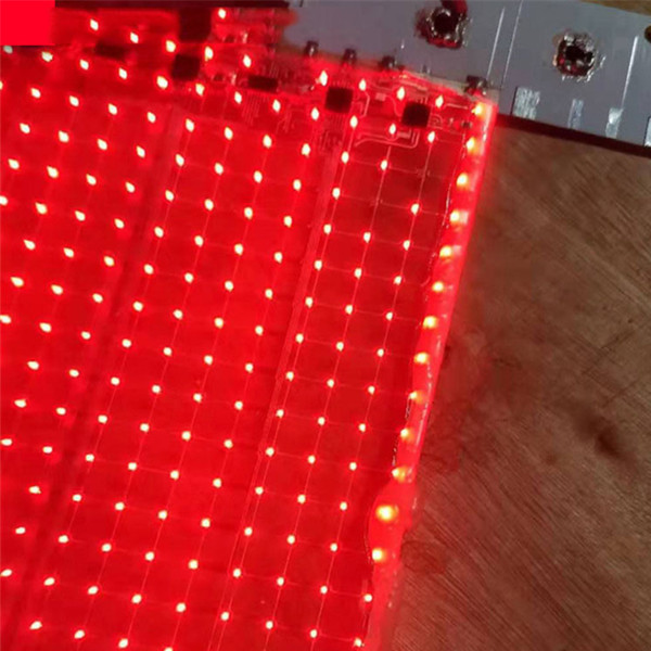 LED flexible transparent display