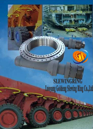 slewing drive for beam transport trailer