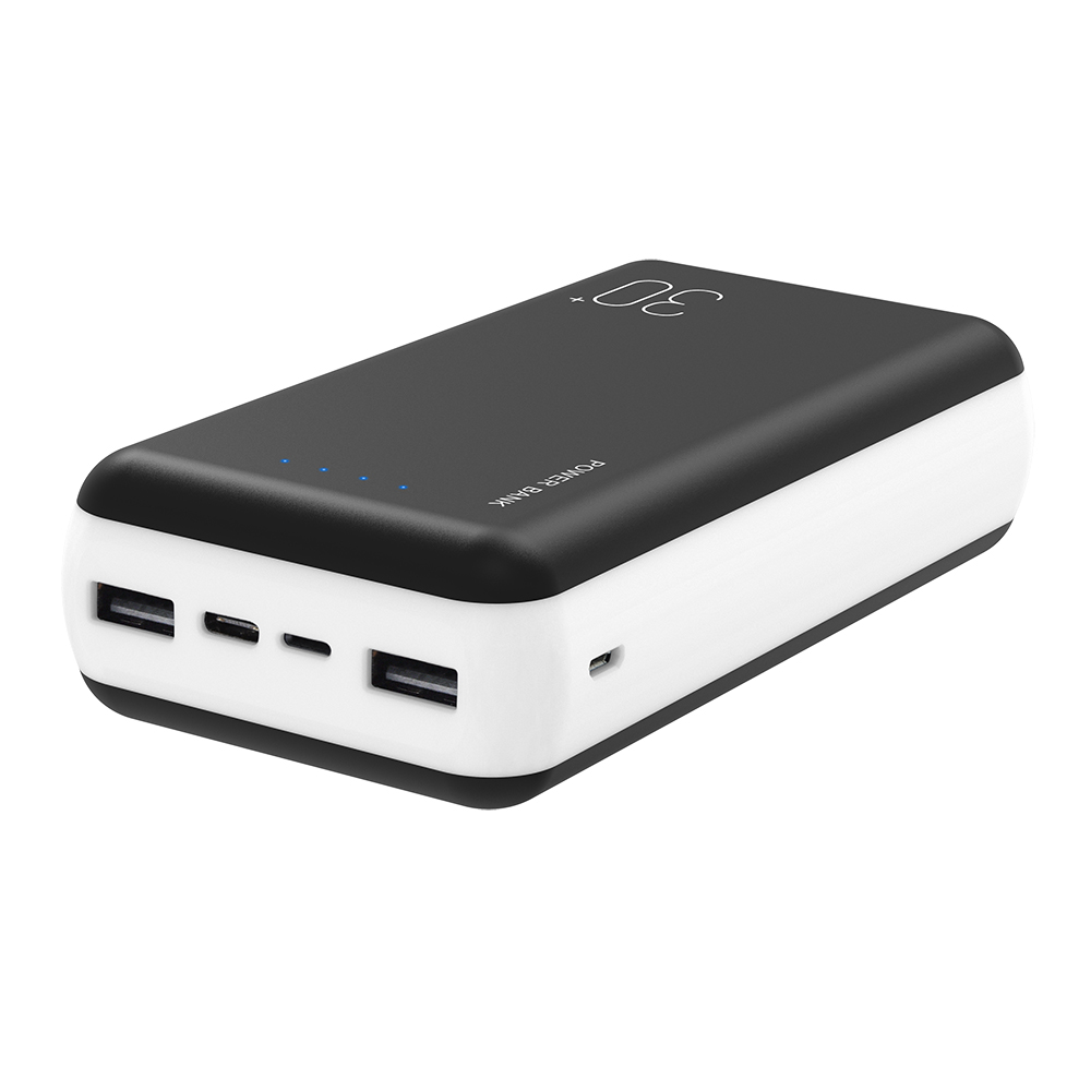 New 18W high capacity power bank 20000mAh Fast Charging USB Type-C ports power bank with LED display