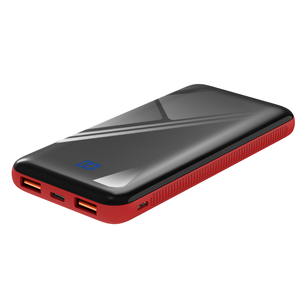 Quick Charge QC PD 18W Power bank 10000mah Type C output Dual USB with Digital Display 