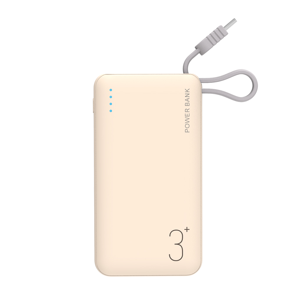 Small Size power bank 3000mah with cable USB Micro Dual output Gift Selling Portable Charger 