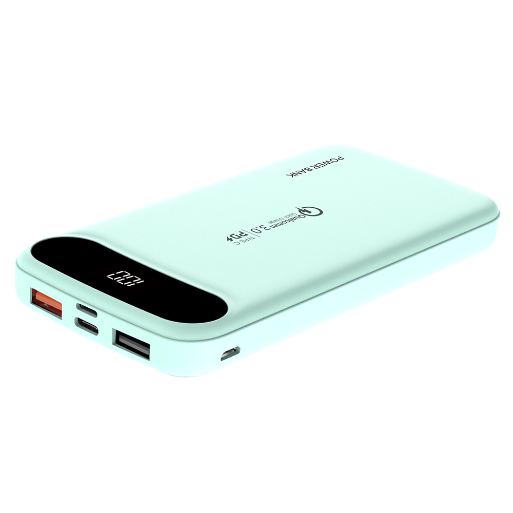 Power Bank Battery Pack QC+PD 3.0 Mobile Charger Power Bank 10000mah With Digital Display For Smartphones 