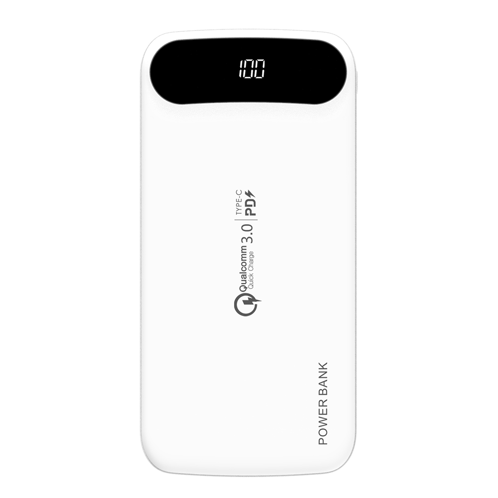 Power Bank Battery Pack QC+PD 3.0 Mobile Charger Power Bank 10000mah With Digital Display For Smartphones 